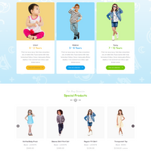 Kids Fashion Shopify Shopping Website