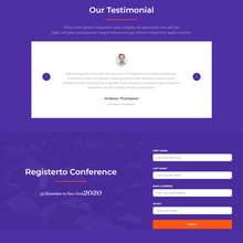 Events & Conference WordPress Responsive Website