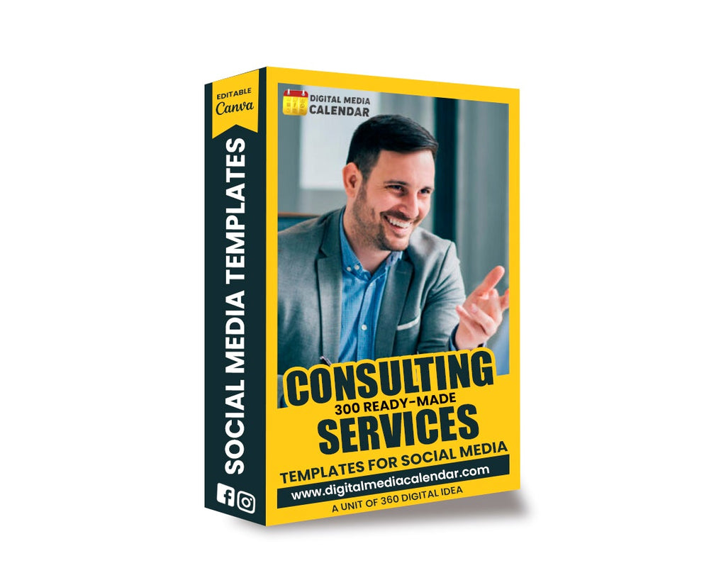 30 Ultimate Consulting Services Social Media Posts Canva Templates