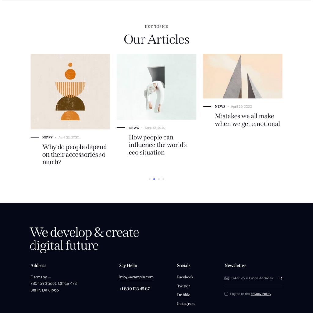 Product & Development Agency WordPress Responsive Website