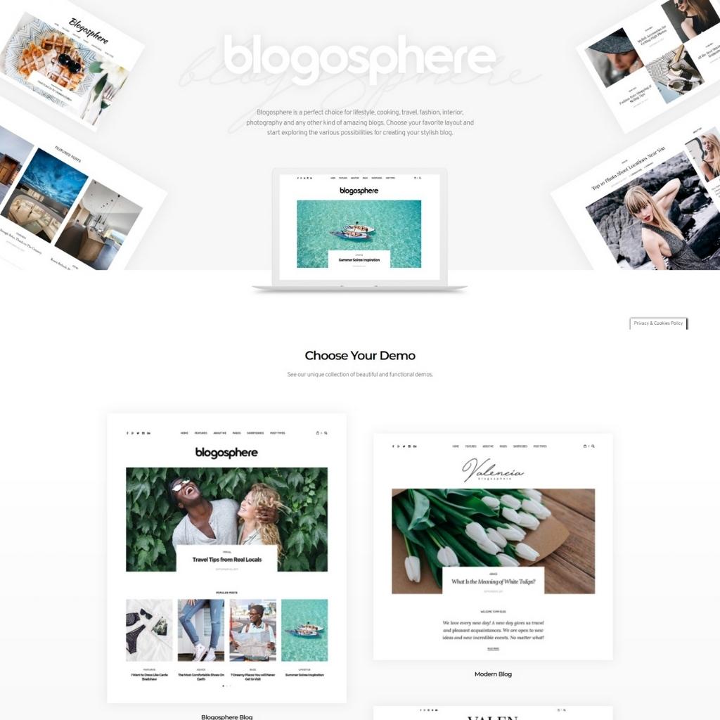 Blogosphere  Multipurpose Blogging  Website