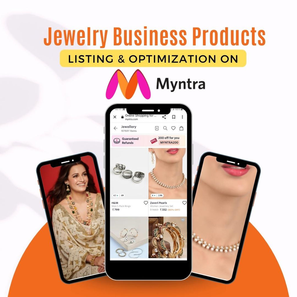 Jewellery Business Products Listing & Optimization On Myntra