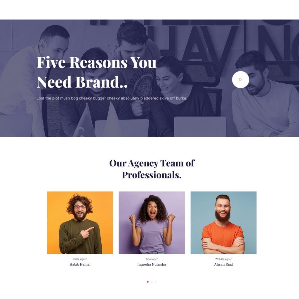 Creative Portfolio WordPress Website