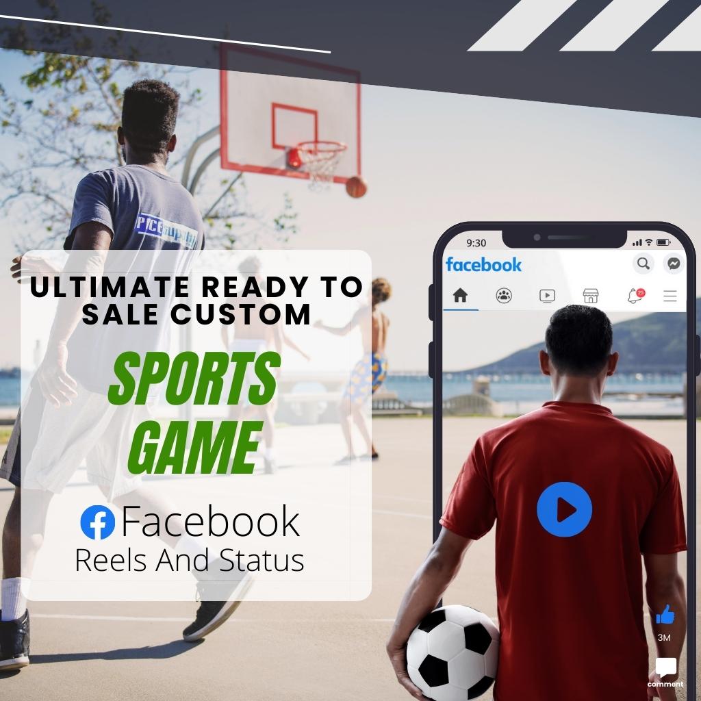 Ultimate Ready to Sale Custom Sports game  Facebook Reels And Status
