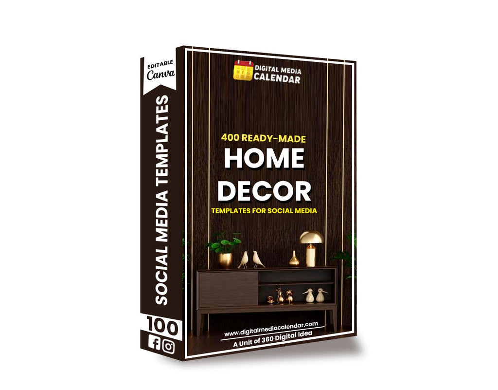 30 Ultimate Home Decor V1.2 Social Media Post Canva Templates
