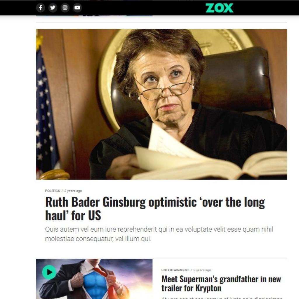 Professional News & Magazine WordPress Website