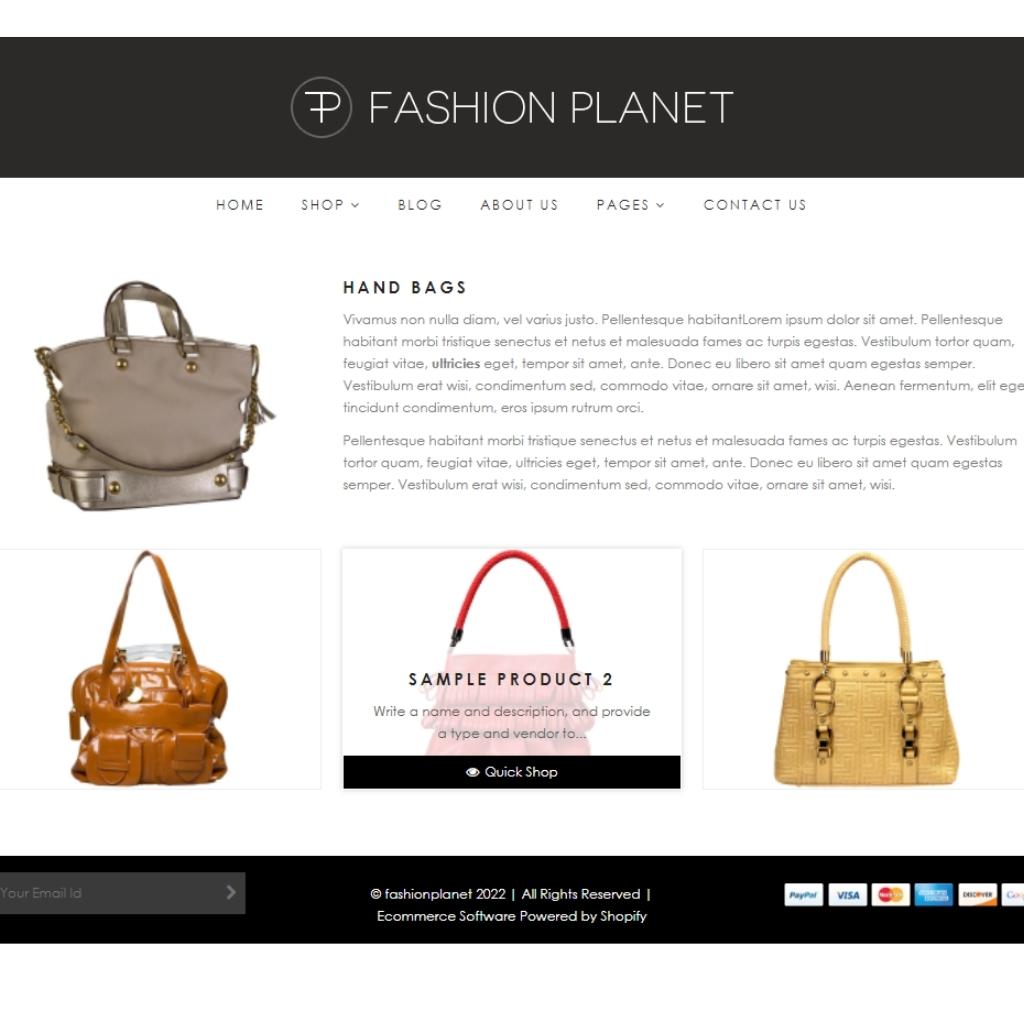 Ecommerce Shopify Website