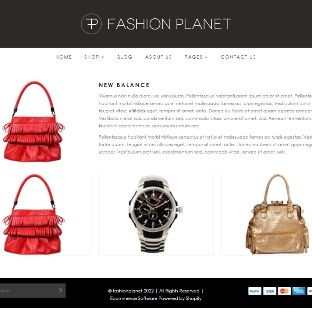 Ecommerce Shopify Website