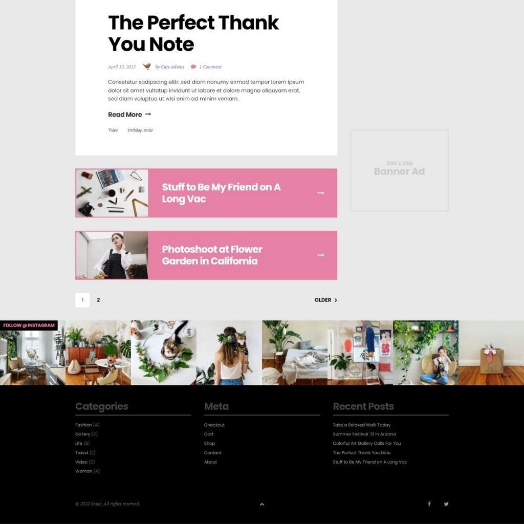 Personal WordPress Blog Website