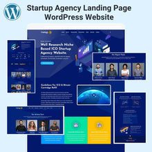 Startup Agency Landing Page WordPress Website