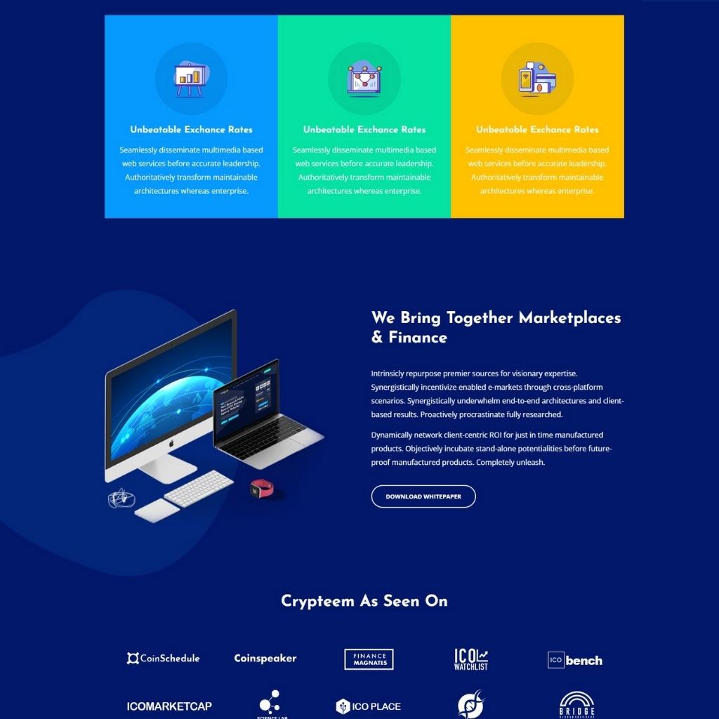 Startup Agency Landing Page WordPress Website