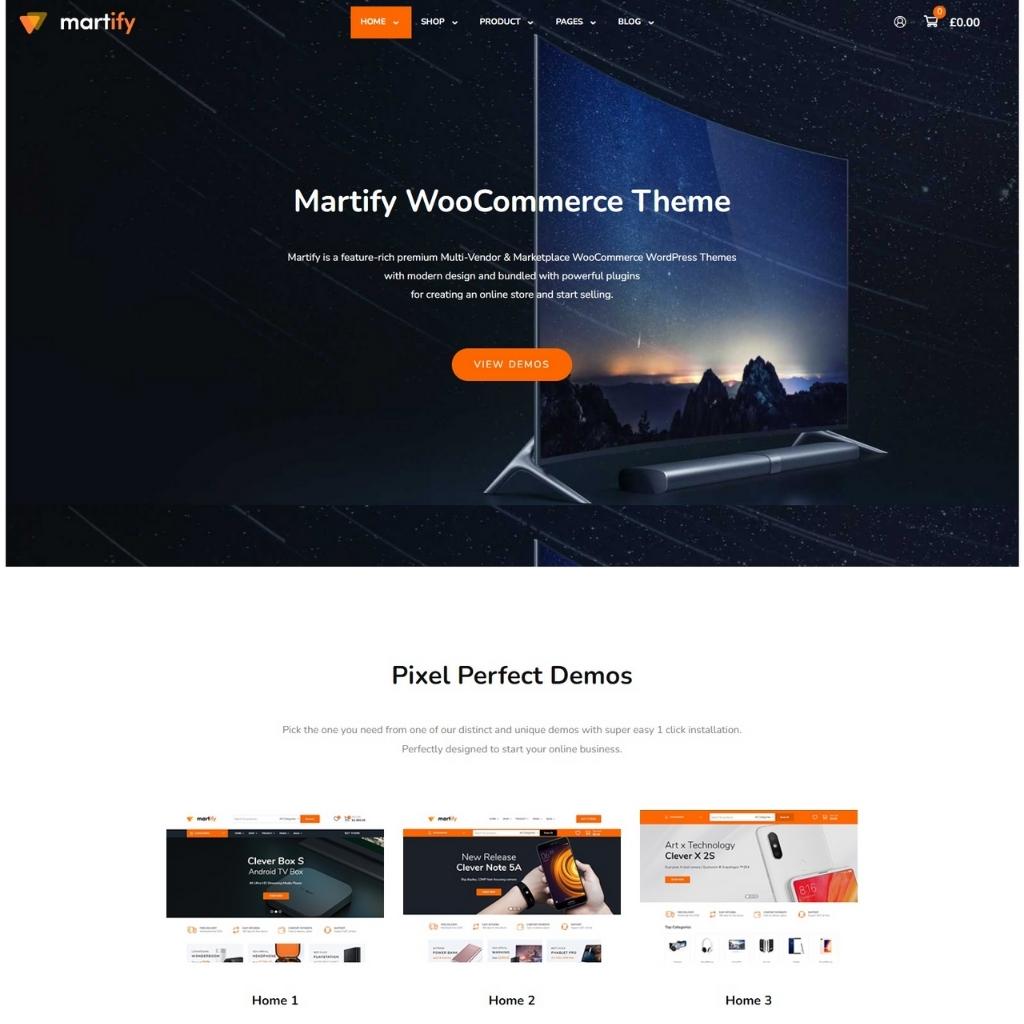 Startup Agency Landing Page WordPress Website