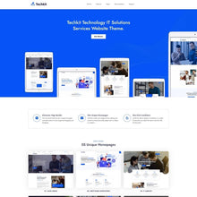 Technology & IT Solutions WordPress Website
