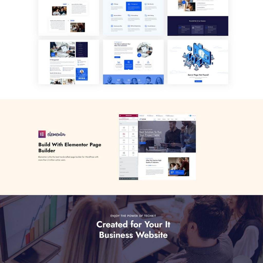 Technology & IT Solutions WordPress Website