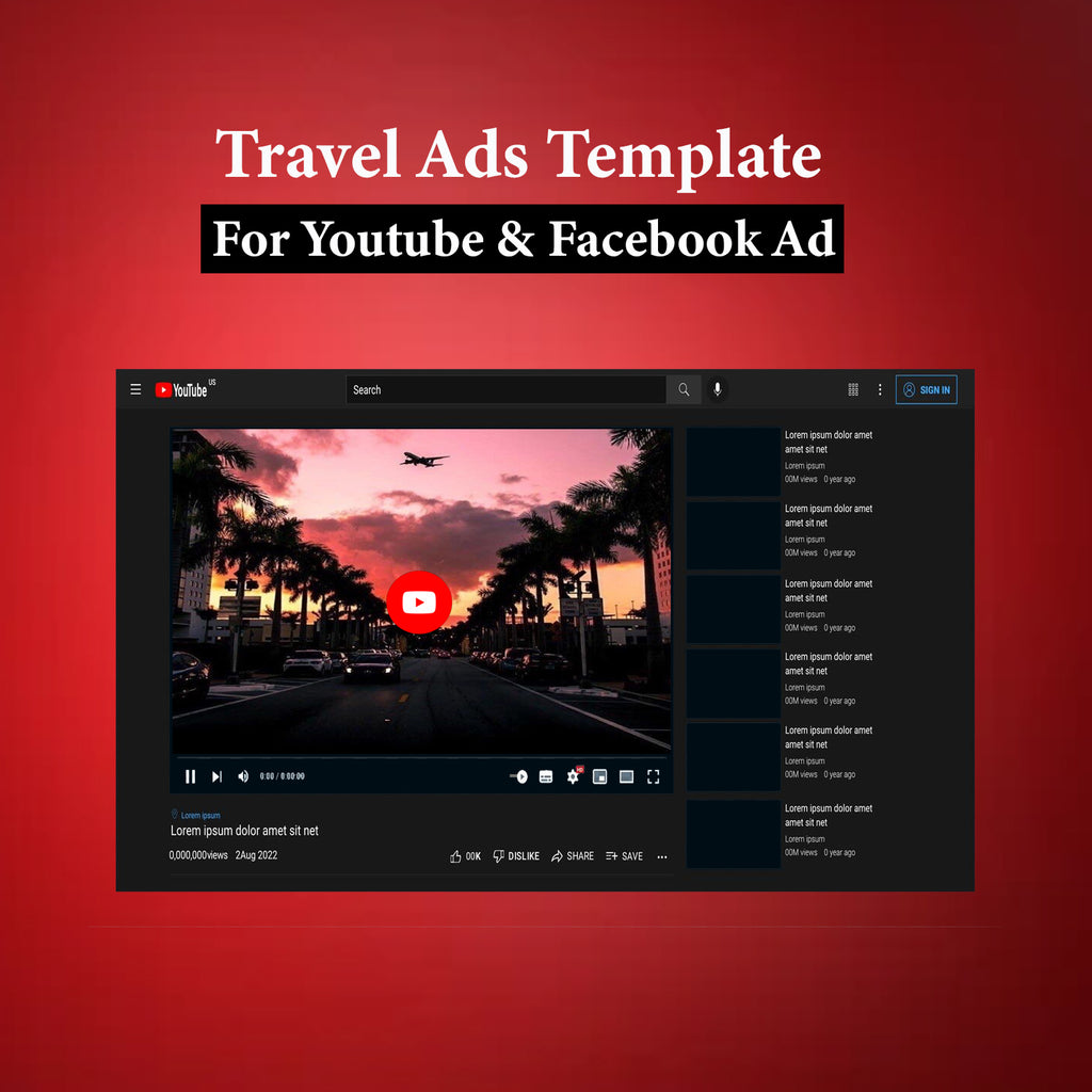 Get Customize Youtube Ads Video for Travel