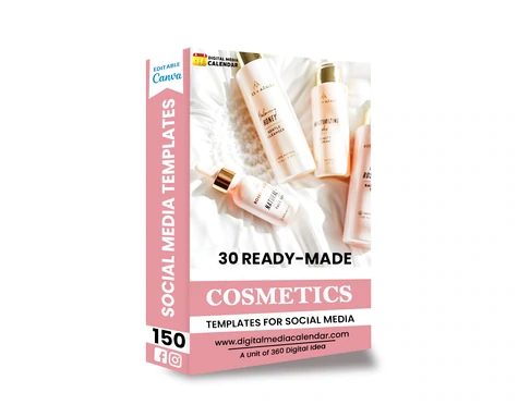 30 Ultimate Cosmetics Social Media Posts Canva Templates