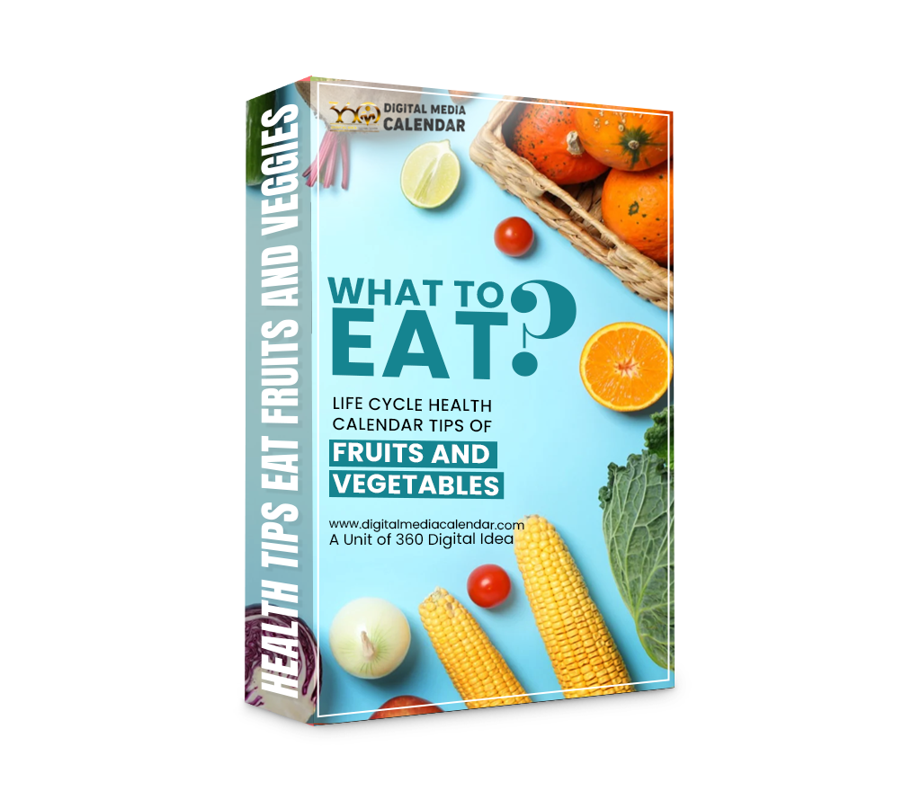 Life Cycle health Calendar Tips of Fruits And Vegetables