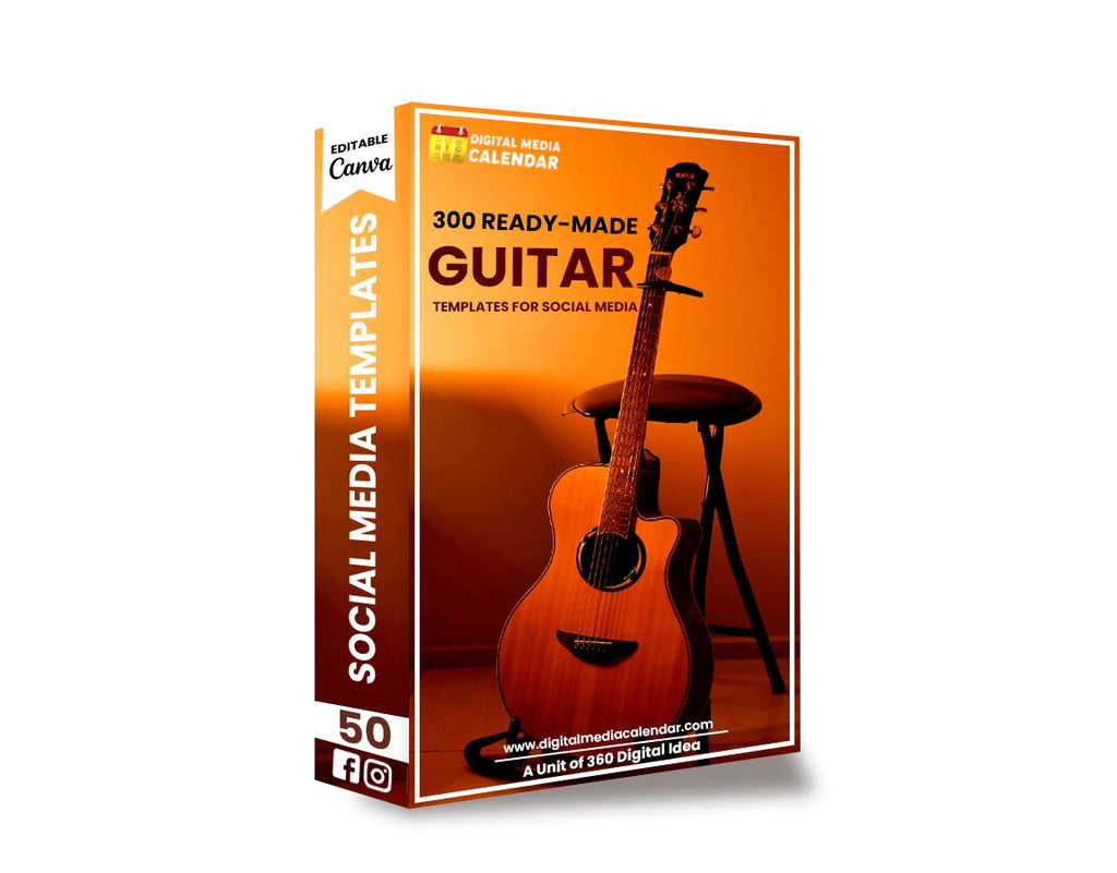 30 Ultimate Guitar Social Media Posts Canva Templates