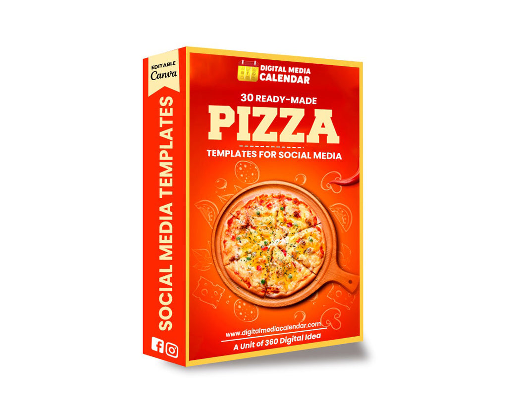 30 Ultimate Pizza Social Media Posts Canva Templates