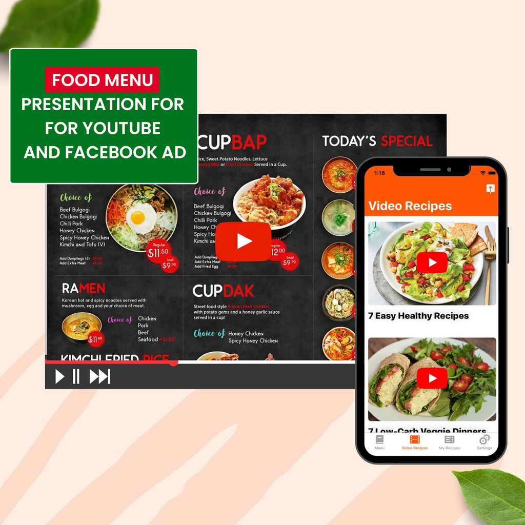 Get Customize Youtube Ads Video for Restaurant