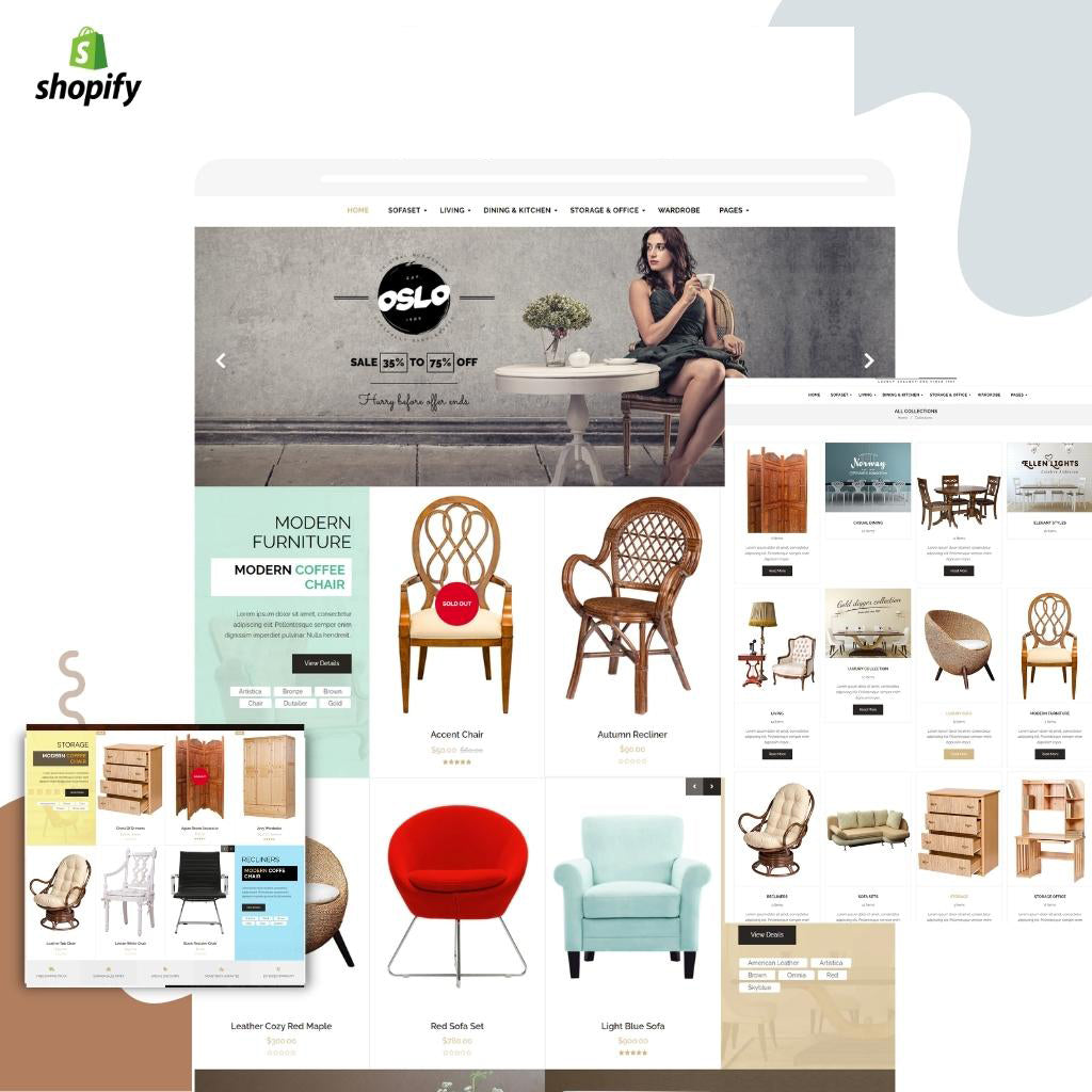 Furniture Paradise  Shopify website