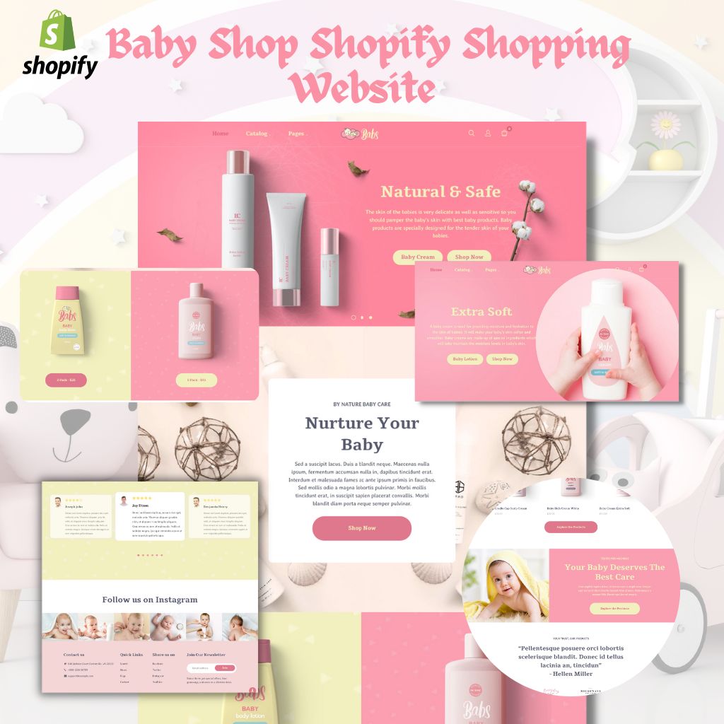 Baby Shop Shopify Shopping Website