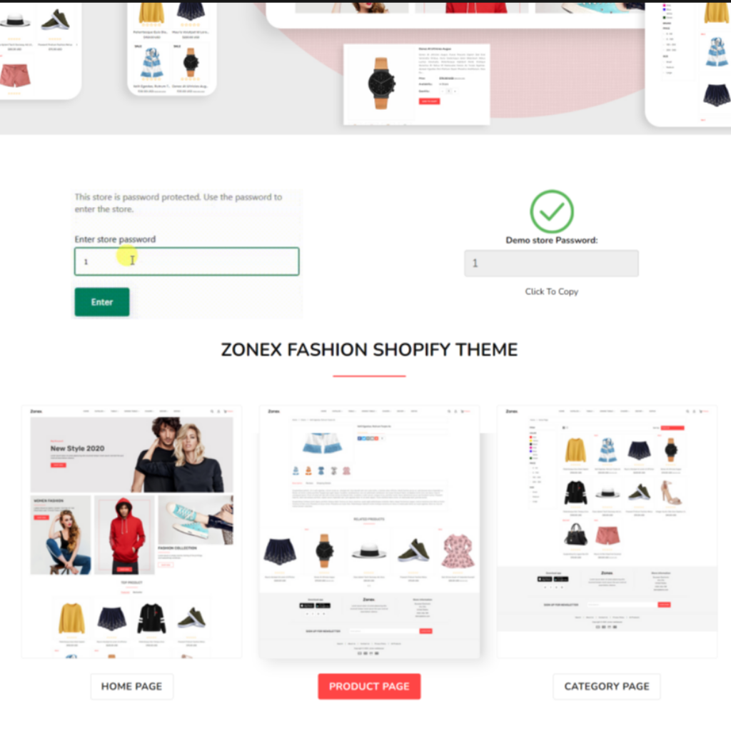Minimal & Modern Fashion Shopify Shopping Website