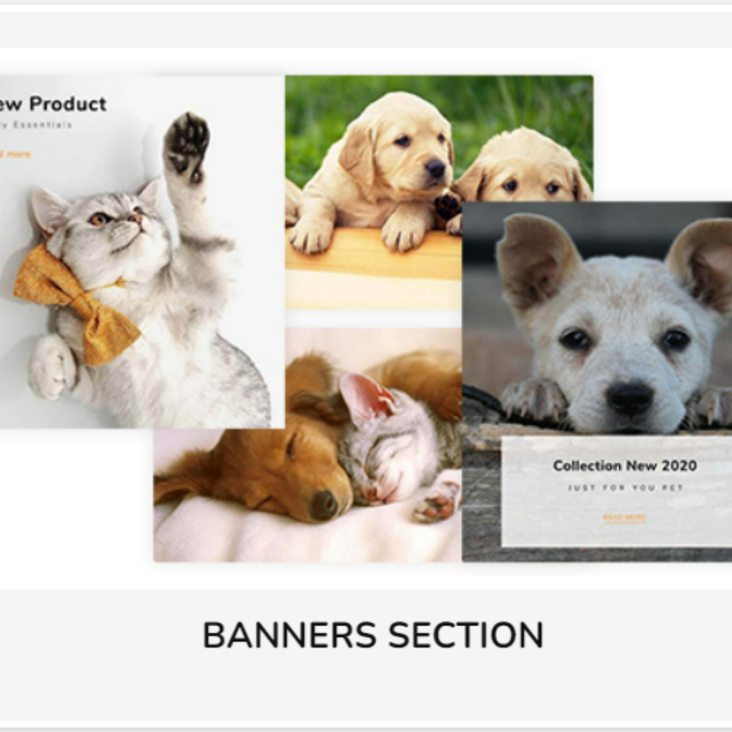 Pets Store Responsive Shopify Shopping Website