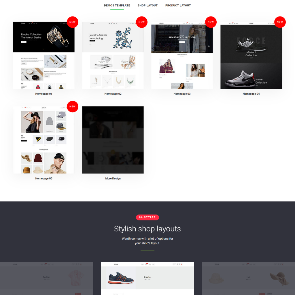 multi purpose store shopify Shopping Website