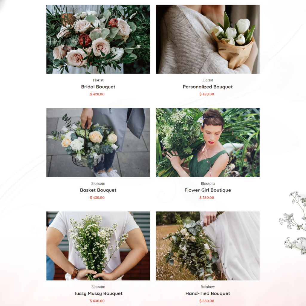 Flower Shop Shopify Website Shopify Shopping Website
