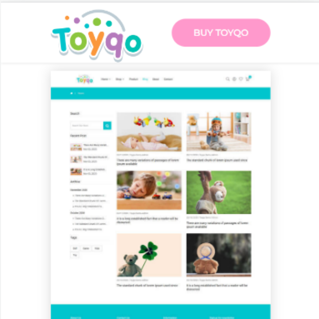 Toys & Kids Store Responsive Shopify Website