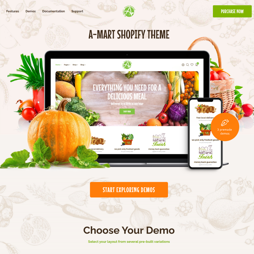 A-Mart Shopify Website