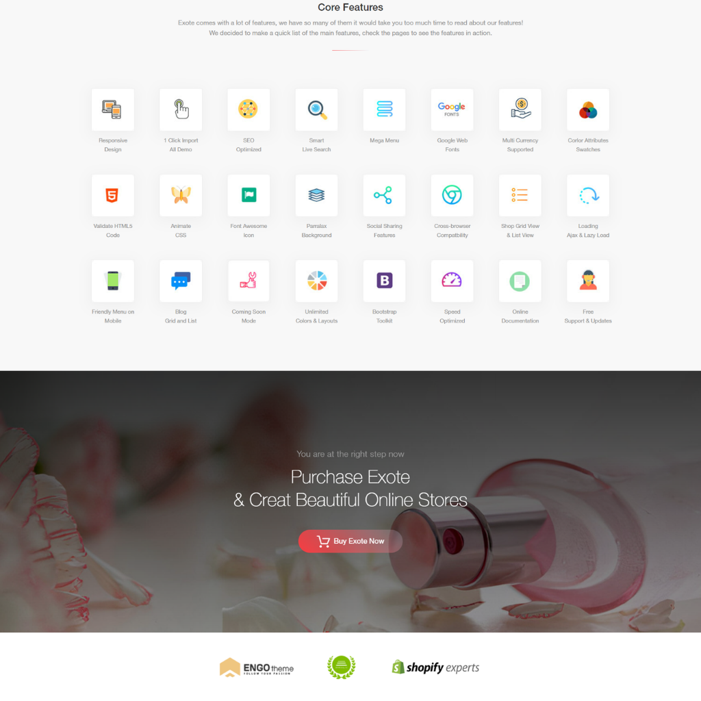Beauty & Cosmetics Shop Responsive Shopify Website