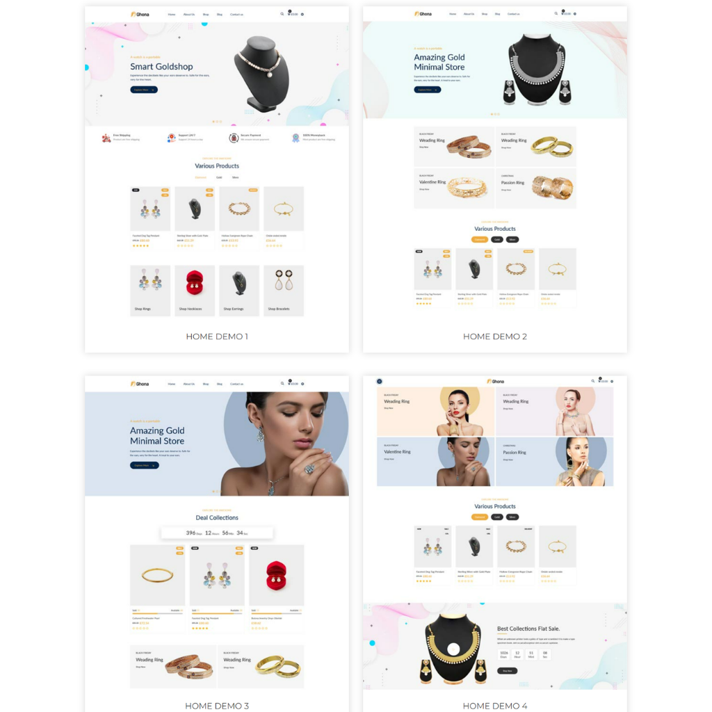 Jewelry Shopify Shopping Website