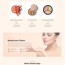 Cosmetics Shopify Shopping Website