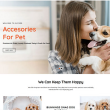 Pets Shop Responsive Shopify Website