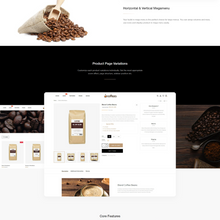 Coffee Shops and Cafés Responsive Shopify Website