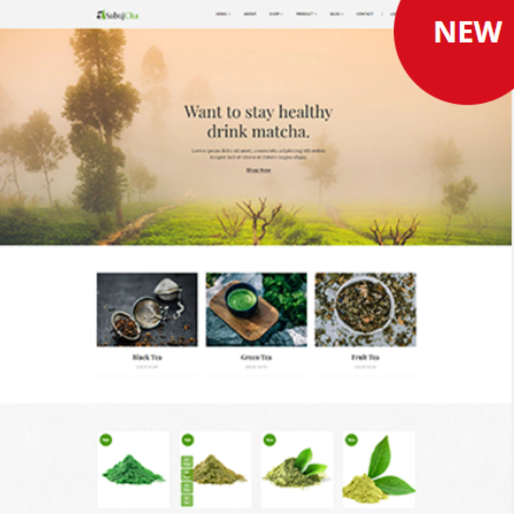 Matcha Shopify Website