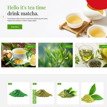 Matcha Shopify Website