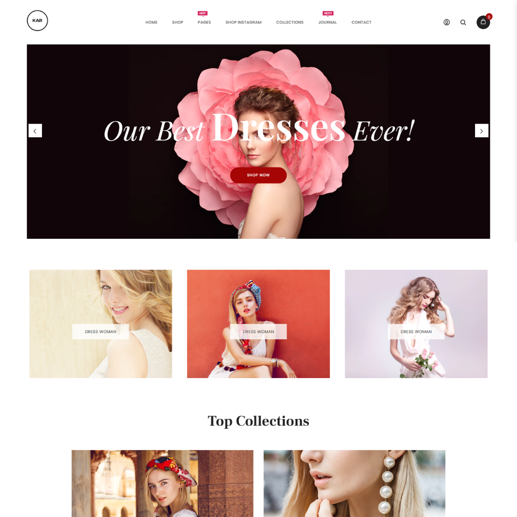 Fashionable Dress & Multipurpose Shopping Website