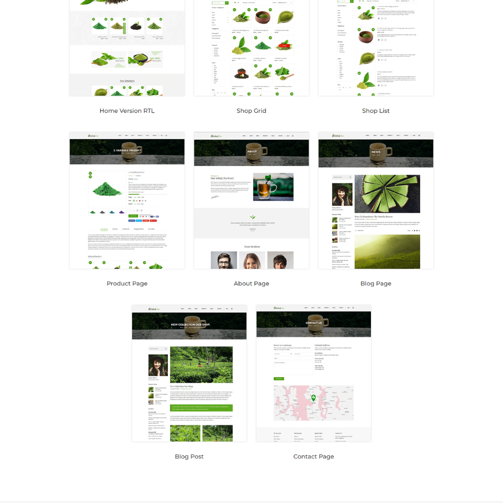 Matcha Shopify Website
