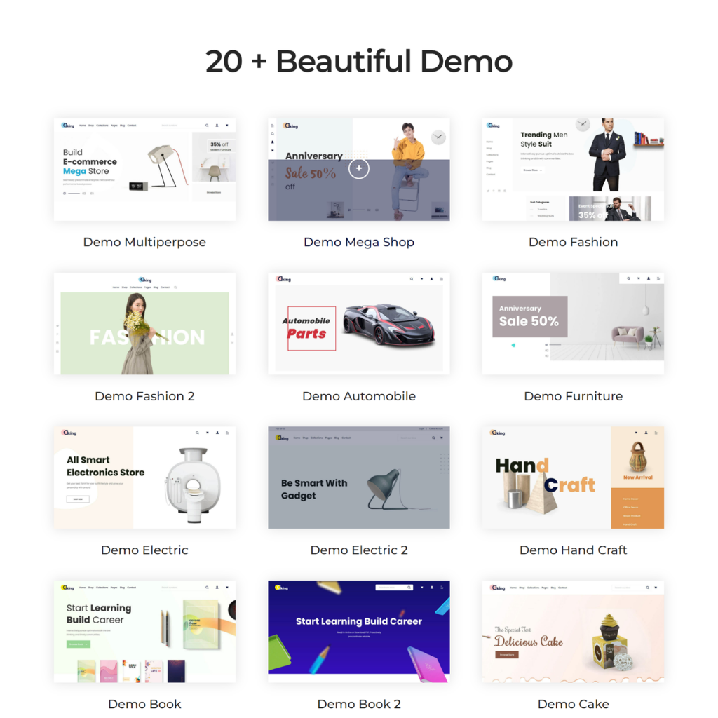 Multipurpose E-Commerce shopify Website