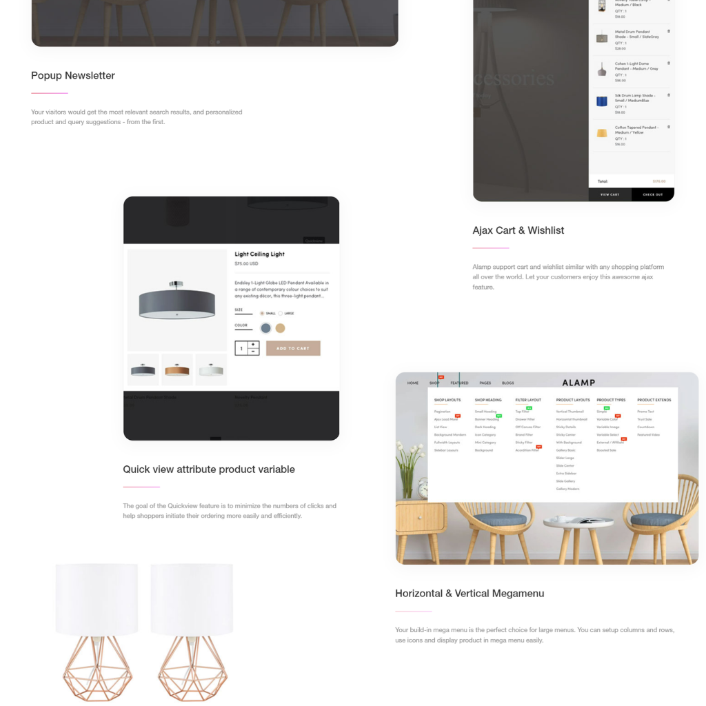Interior Decor and Lights Responsive Shopify Website
