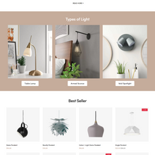 Interior Decor and Lights Responsive Shopify Website