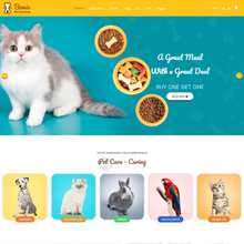 Pets Food Shopify Shopping Website