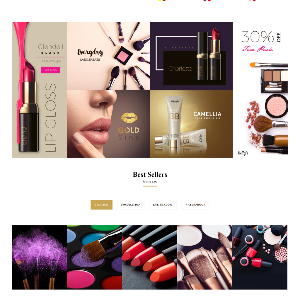 Cosmetic Store Shopify Shopping Website