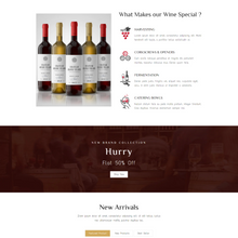 Wine Yard Factory Shopify Shopping Website