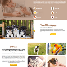Pets Food Shopify Shopping Website