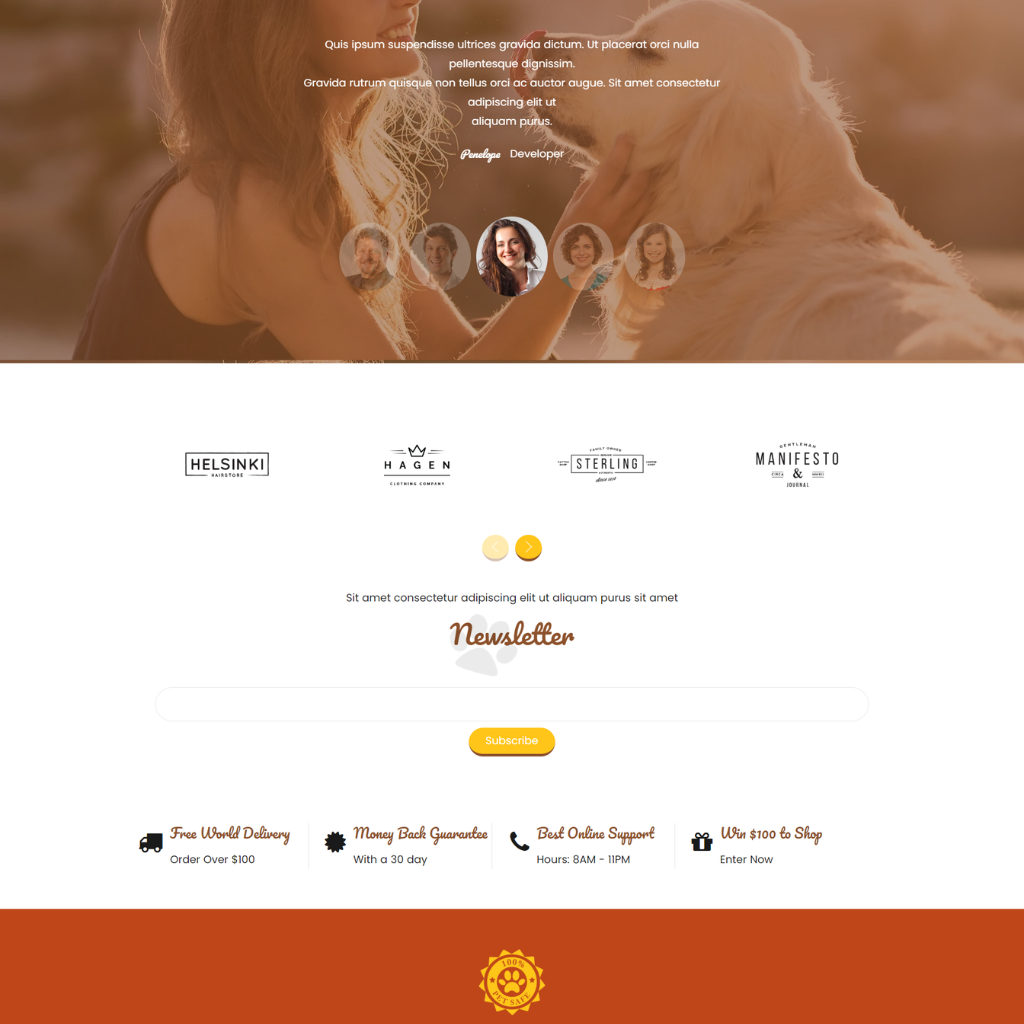 Pets Food Shopify Shopping Website