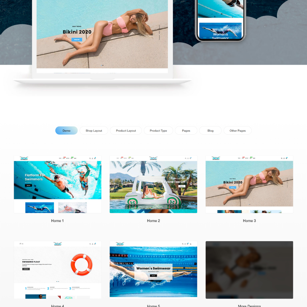 Swimwear & Accessories Responsive